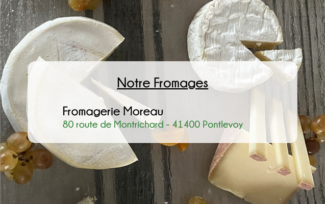 Nos fournisseurs locaux - Fromage - Hôtel le Domaine des Thomeaux