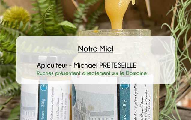 Nos fournisseurs locaux - Miel - Hôtel le Domaine des Thomeaux