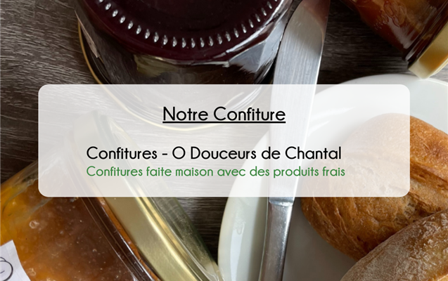 Nos fournisseurs locaux - Confitures - Hôtel le Domaine des Thomeaux